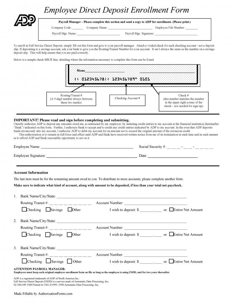 how to set up direct deposit on adp mobile