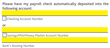 direct deposit form chase