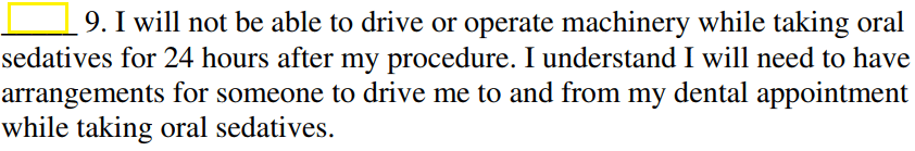 Free Conscious Sedation Consent Form Pdf