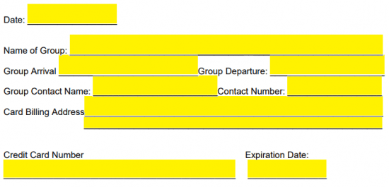 La Quinta Hotel Credit Card Authorization Form Authorization Forms