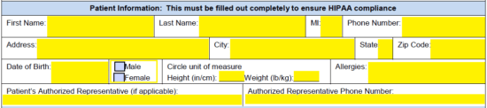 Free Molina Healthcare Prior Prescription (Rx) Authorization Form - PDF