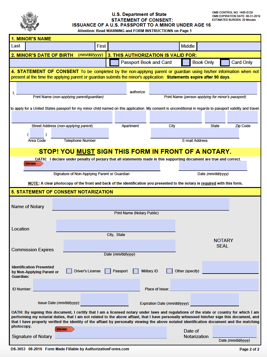 Do Both Parents Have To Consent For Passport