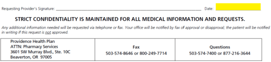 free-providence-health-prior-prescription-rx-authorization-form-pdf