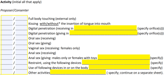 Free Sexual Consent Form Pdf