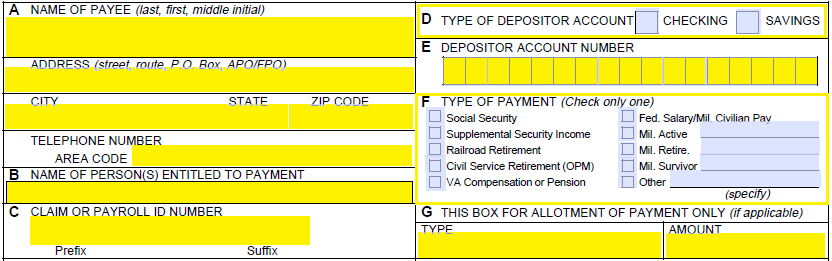 free-social-security-direct-deposit-authorization-form-1199a-pdf